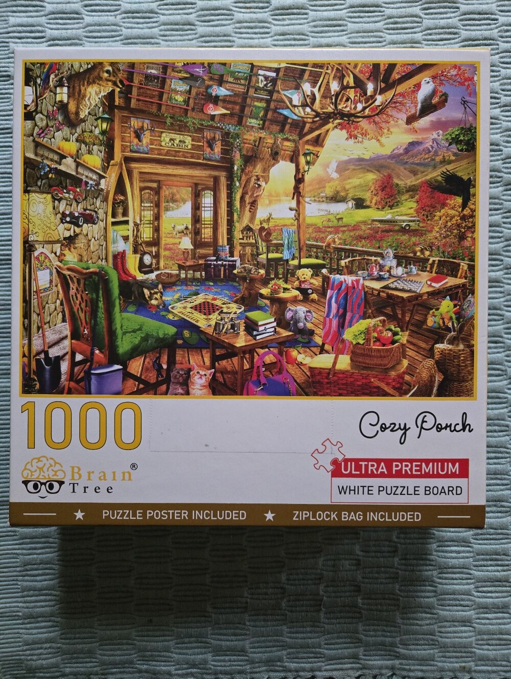 Brain Tree Cozy Porch 1000 Piece Puzzle
